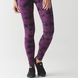 Lululemon high rise shibori leggings Size 4 full length
